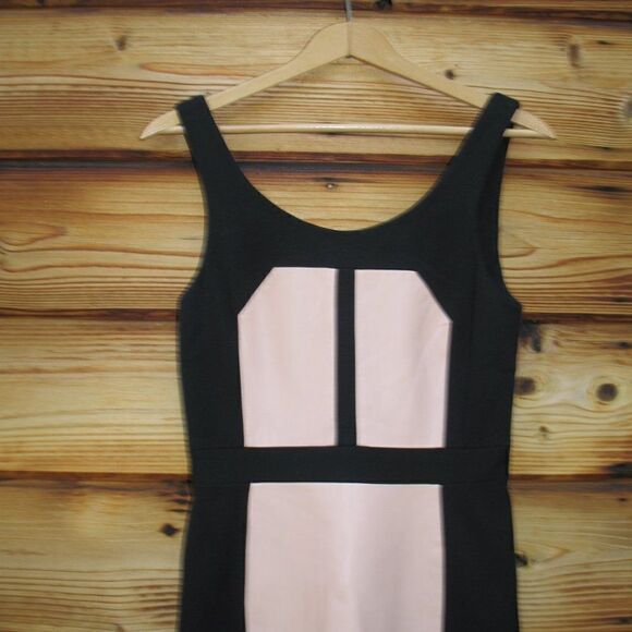 NWT Rebecca Minkoff Stella Leather Trim  Dress - Picture 6 of 10